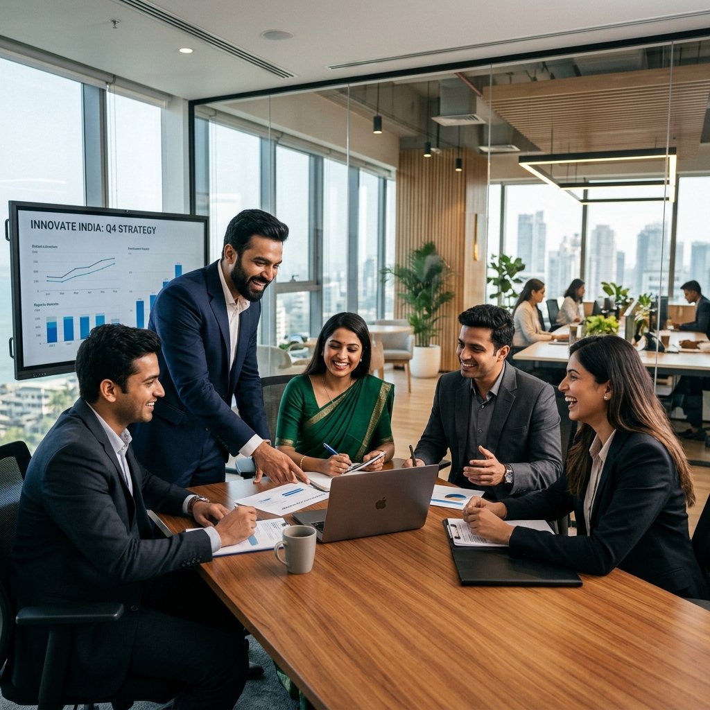 Indian Corporate Team Collaboration